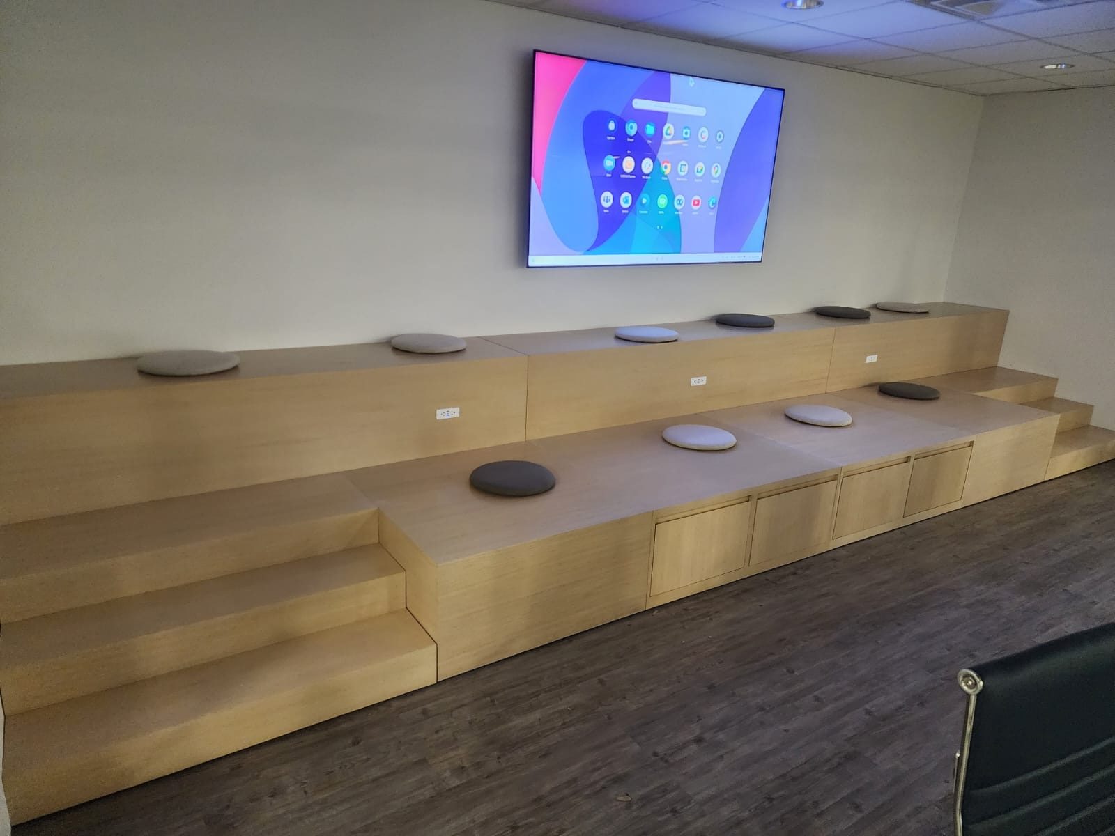 Custom Tiered Commercial Seating