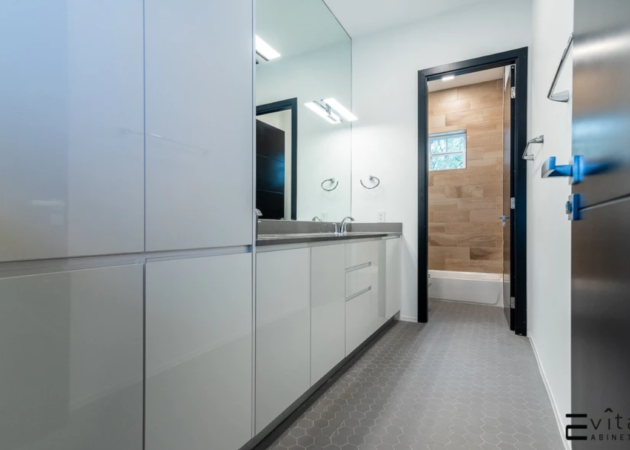 Light Gray Gloss Vanity