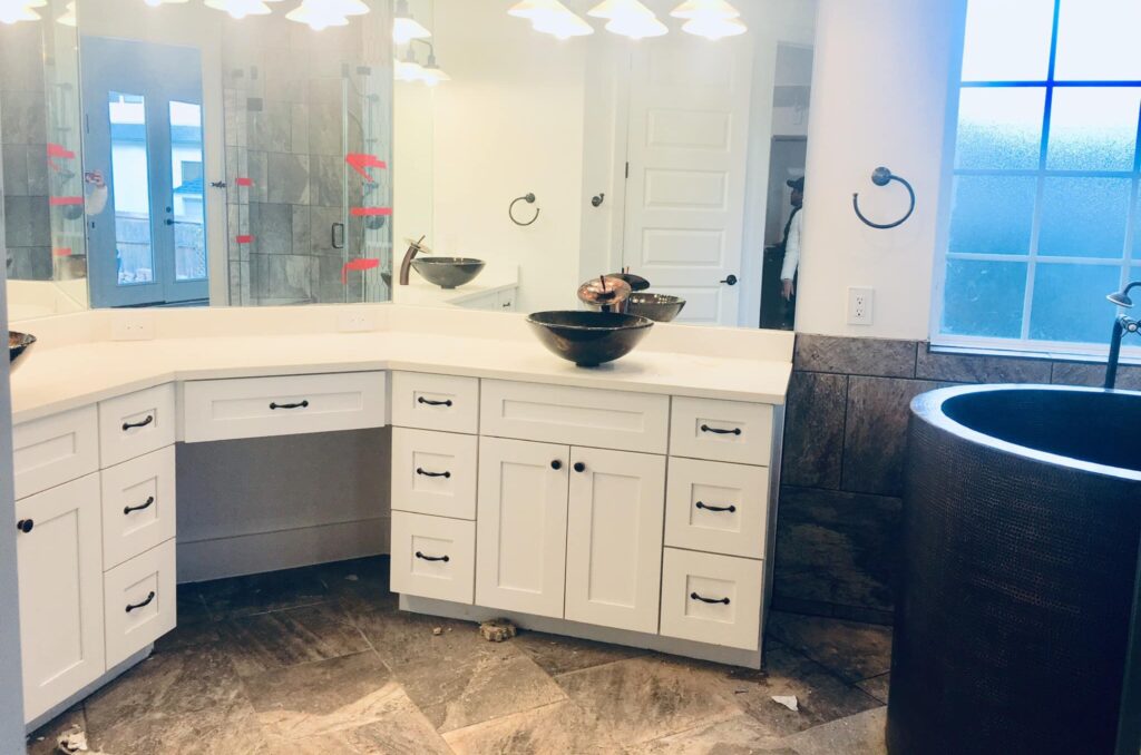 White Vanity